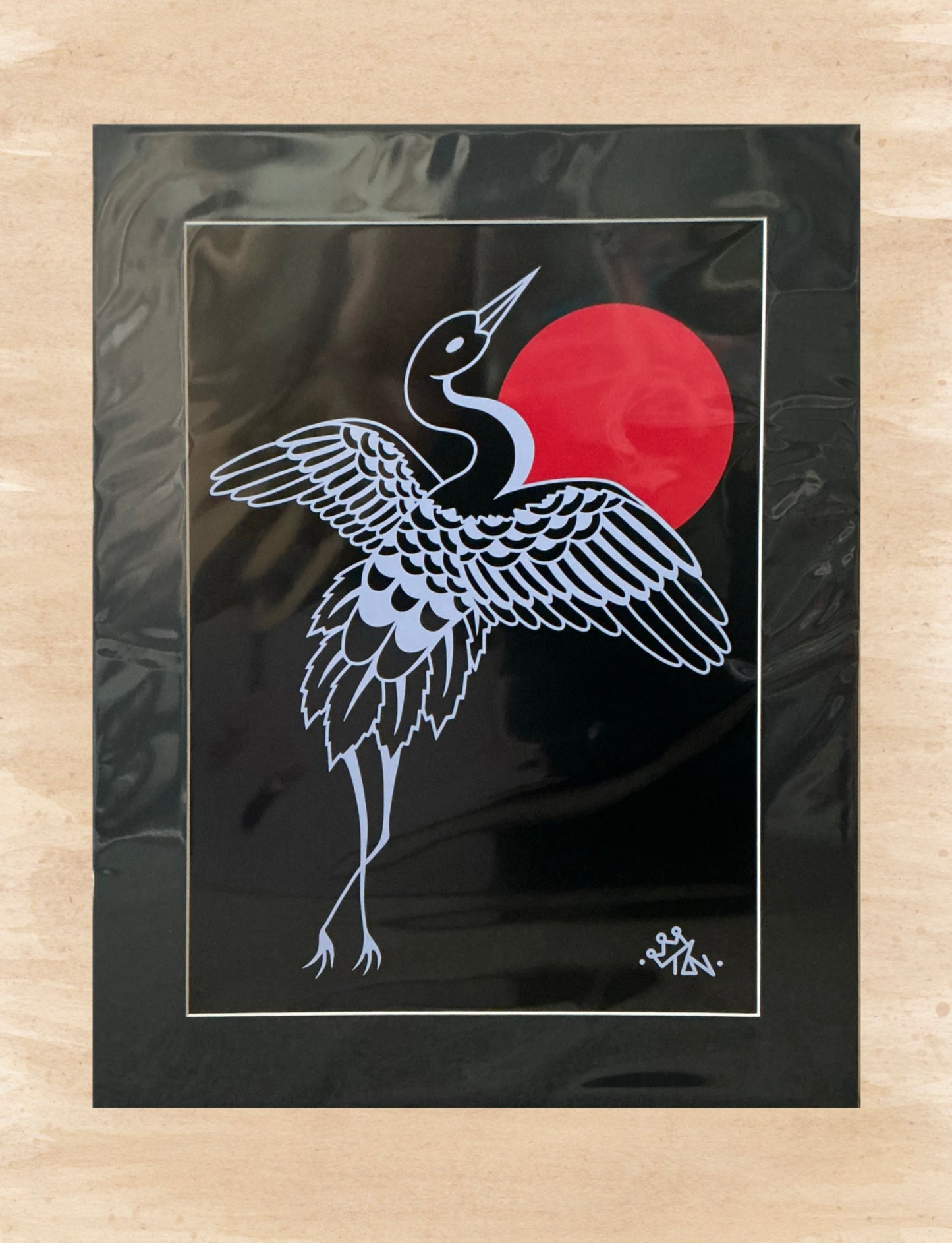 “Rising Crane” Print