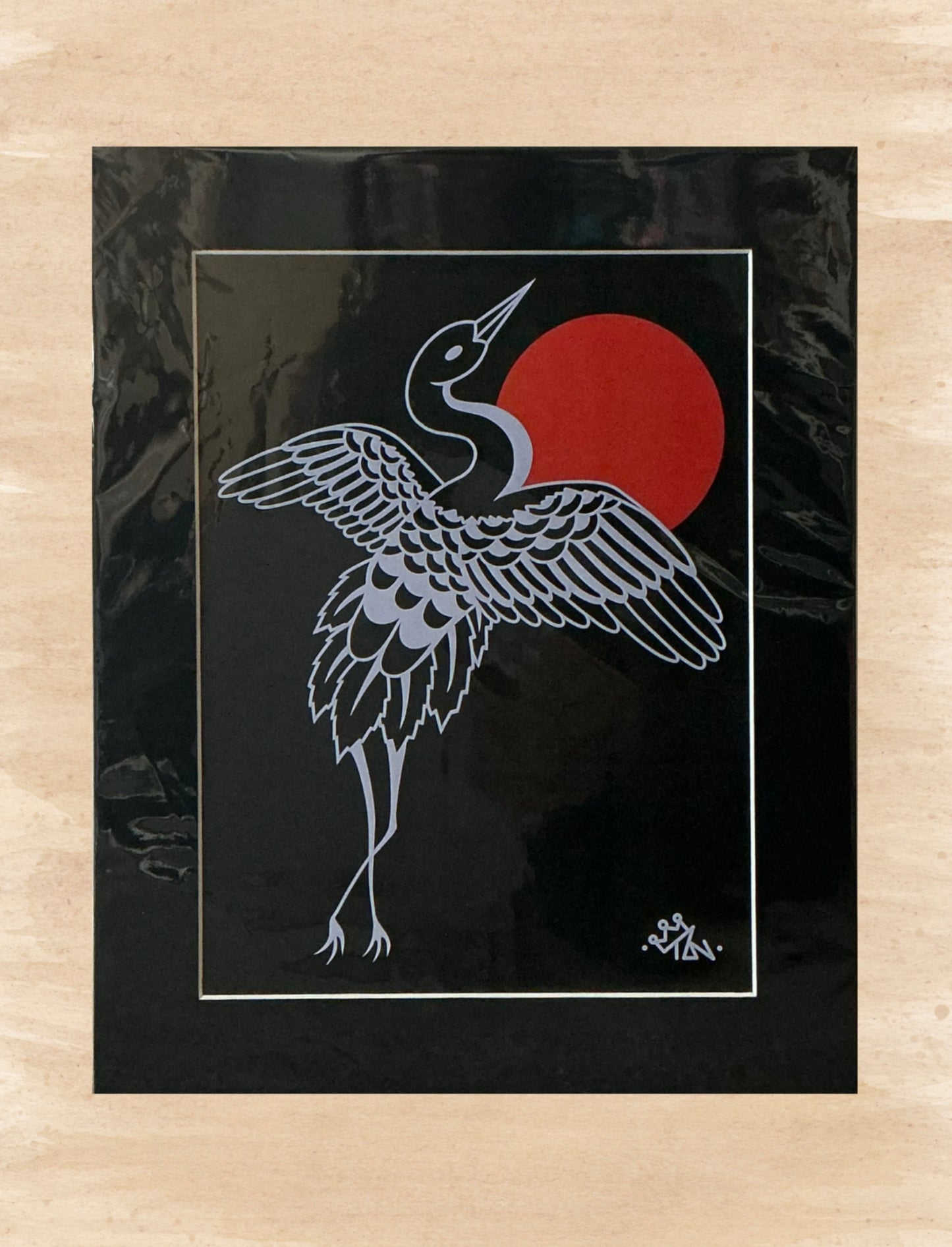 “Rising Crane” Print