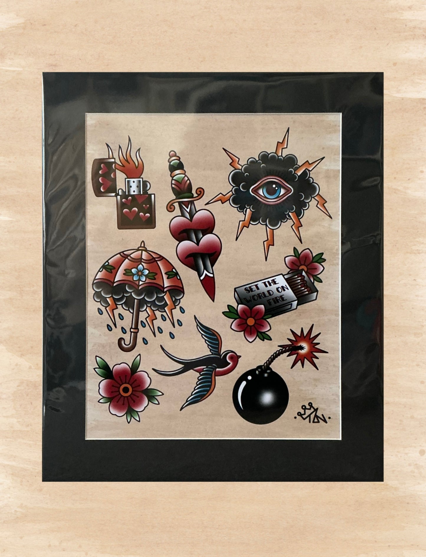 “Trad Flash” Print