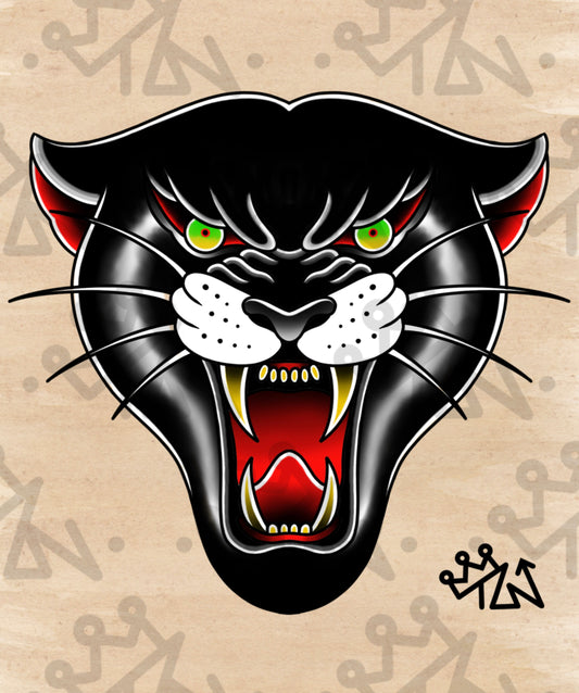 “Panther Head” Print