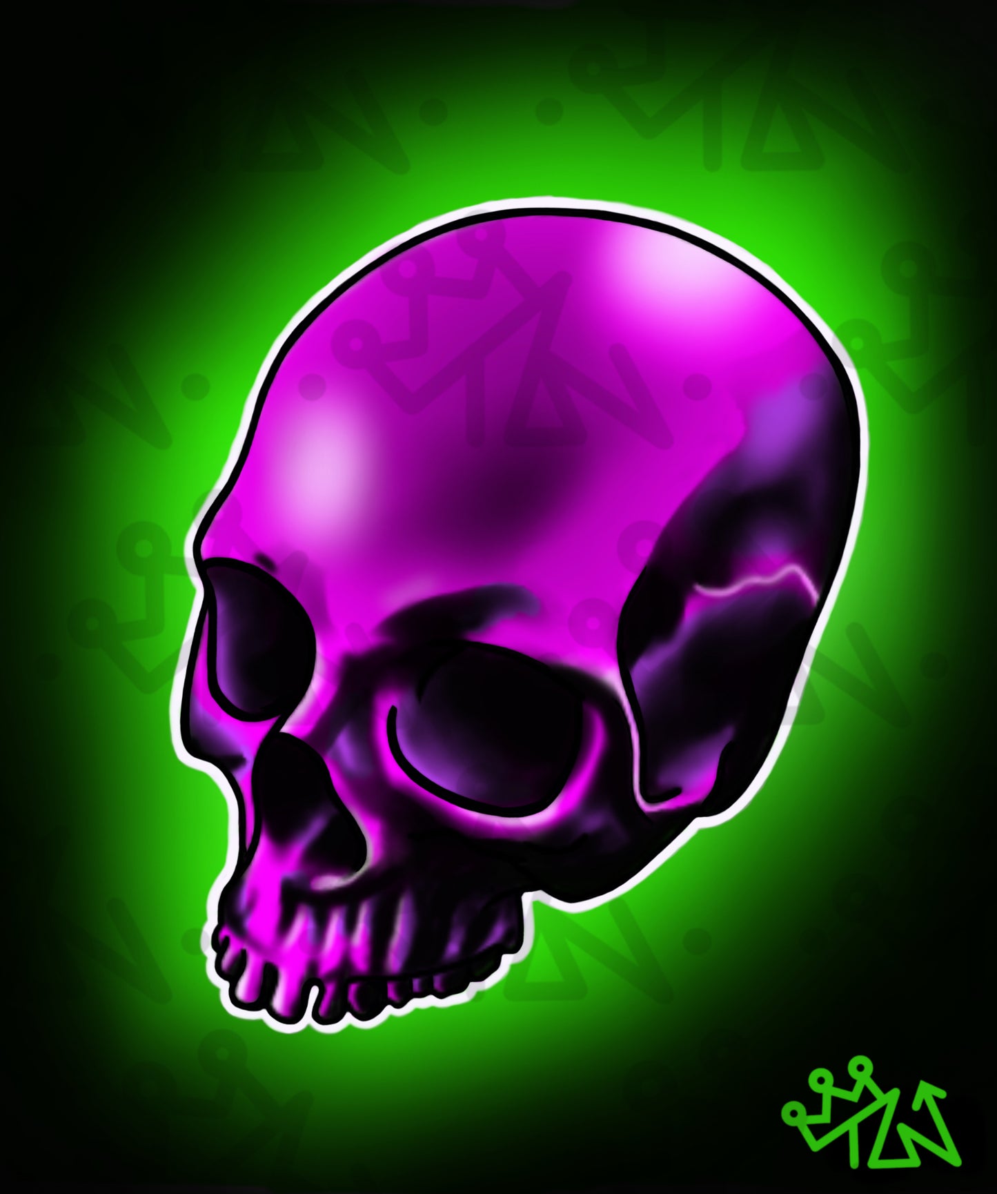 “Day-Glo Death” Print