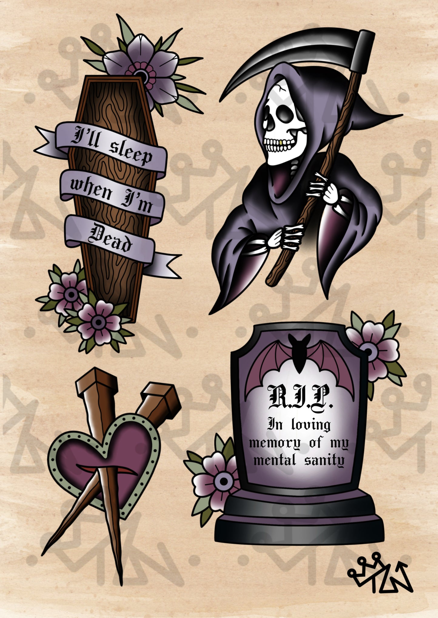 “‘Til Death Takes a Nap” Print