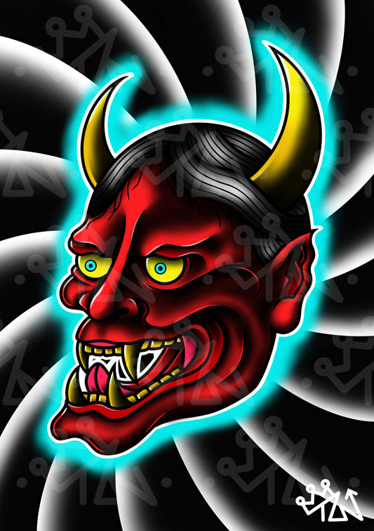 “Hannya” Print