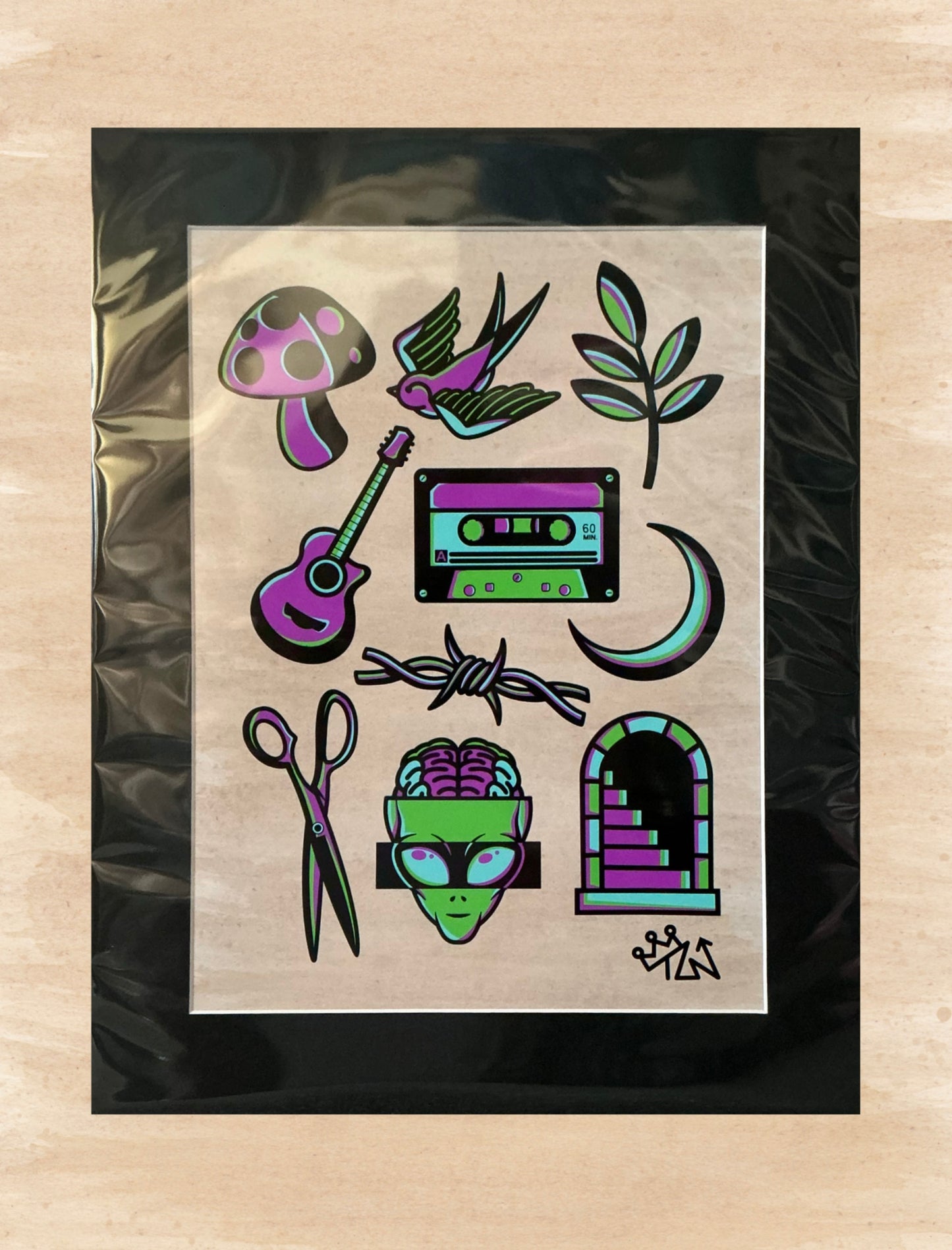 “Neon Flash” Print