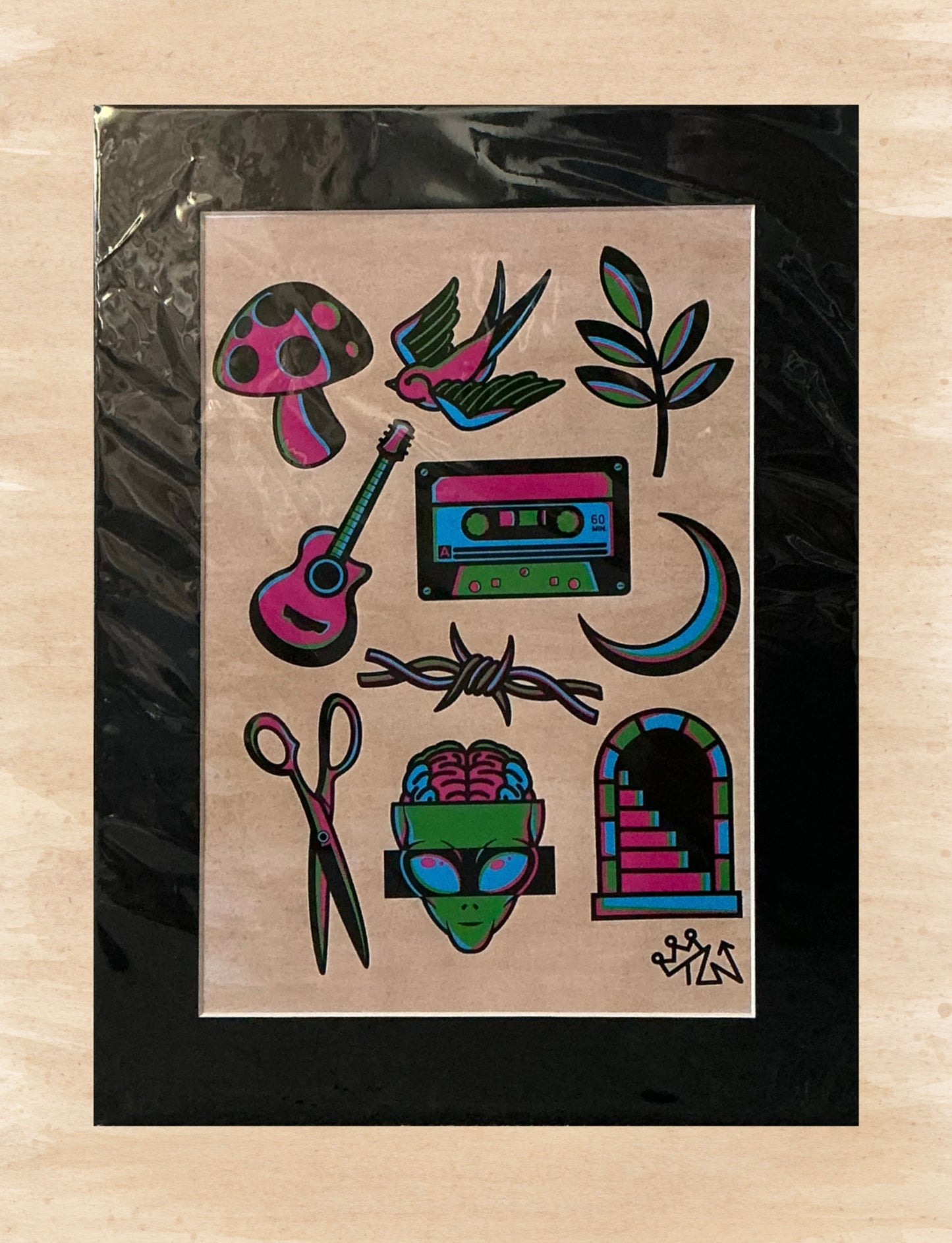 “Neon Flash” Print