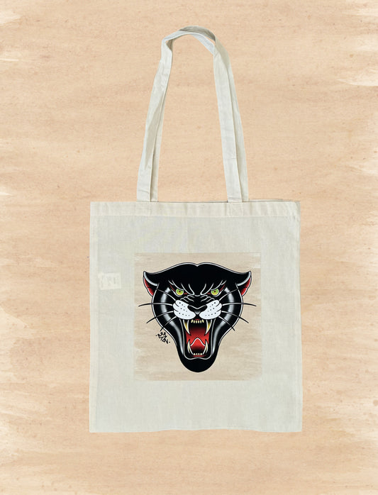 “Panther Head” Tote Bag