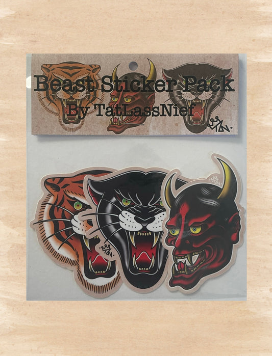 “Beast” Sticker Pack