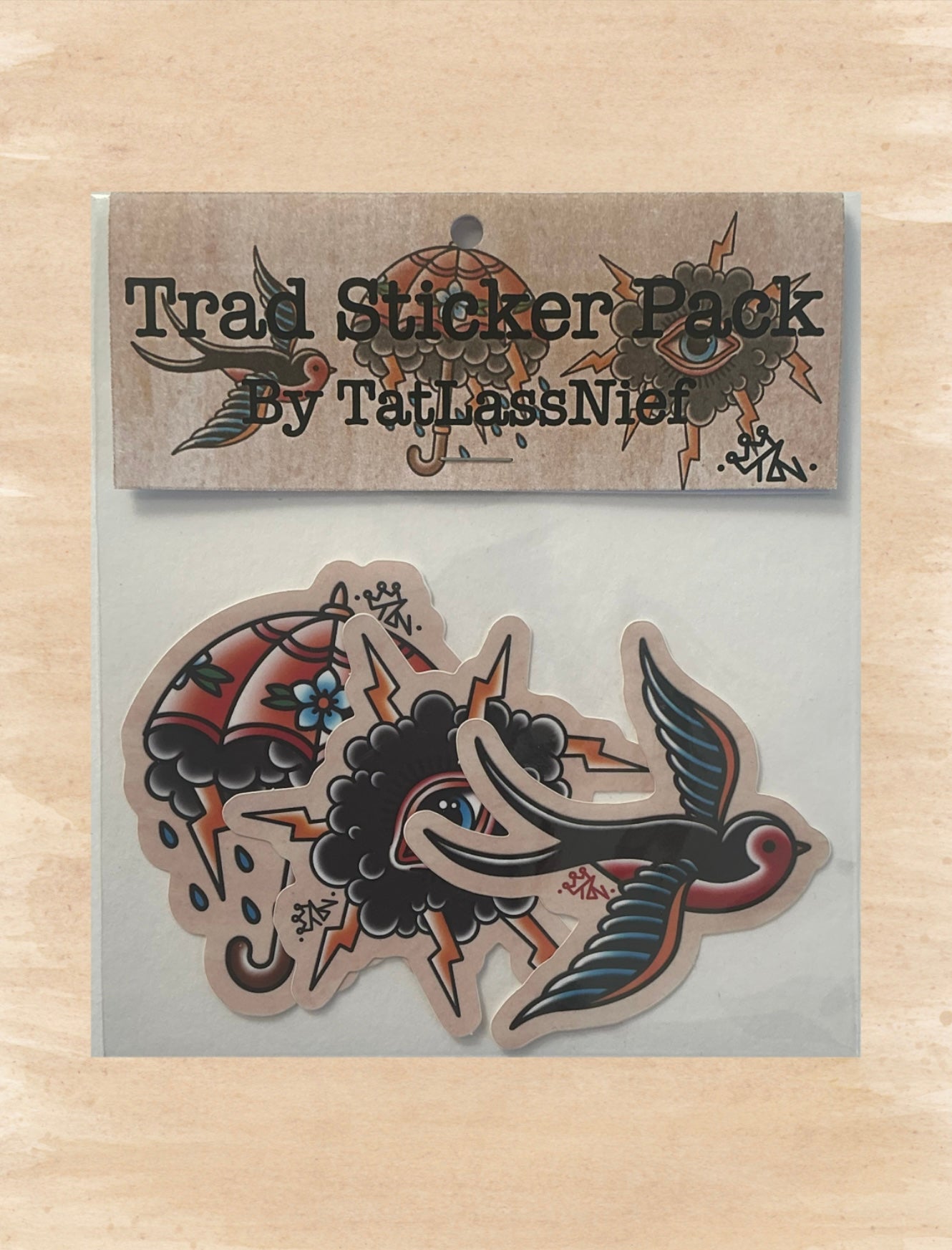 “Trad” Sticker Pack