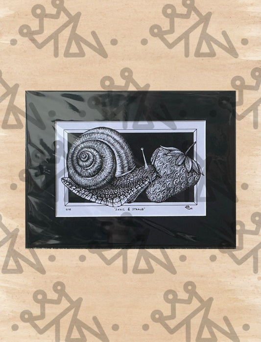 “Snail & Strawb” Limited Edition Print