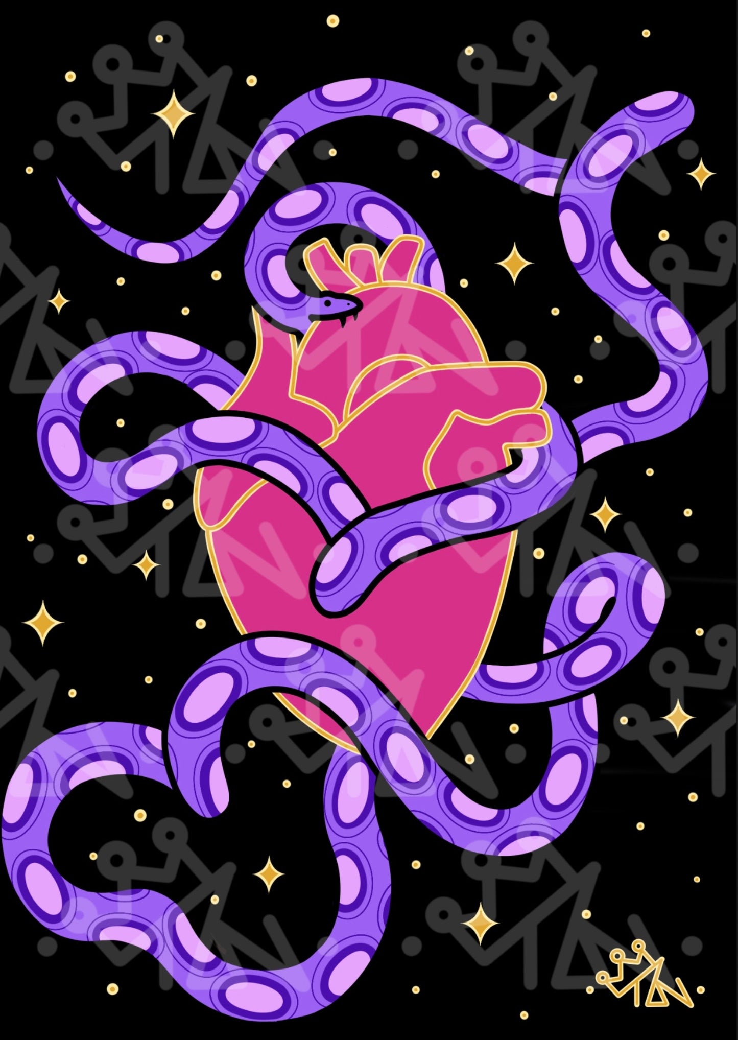 “Cosmic Embrace” Print