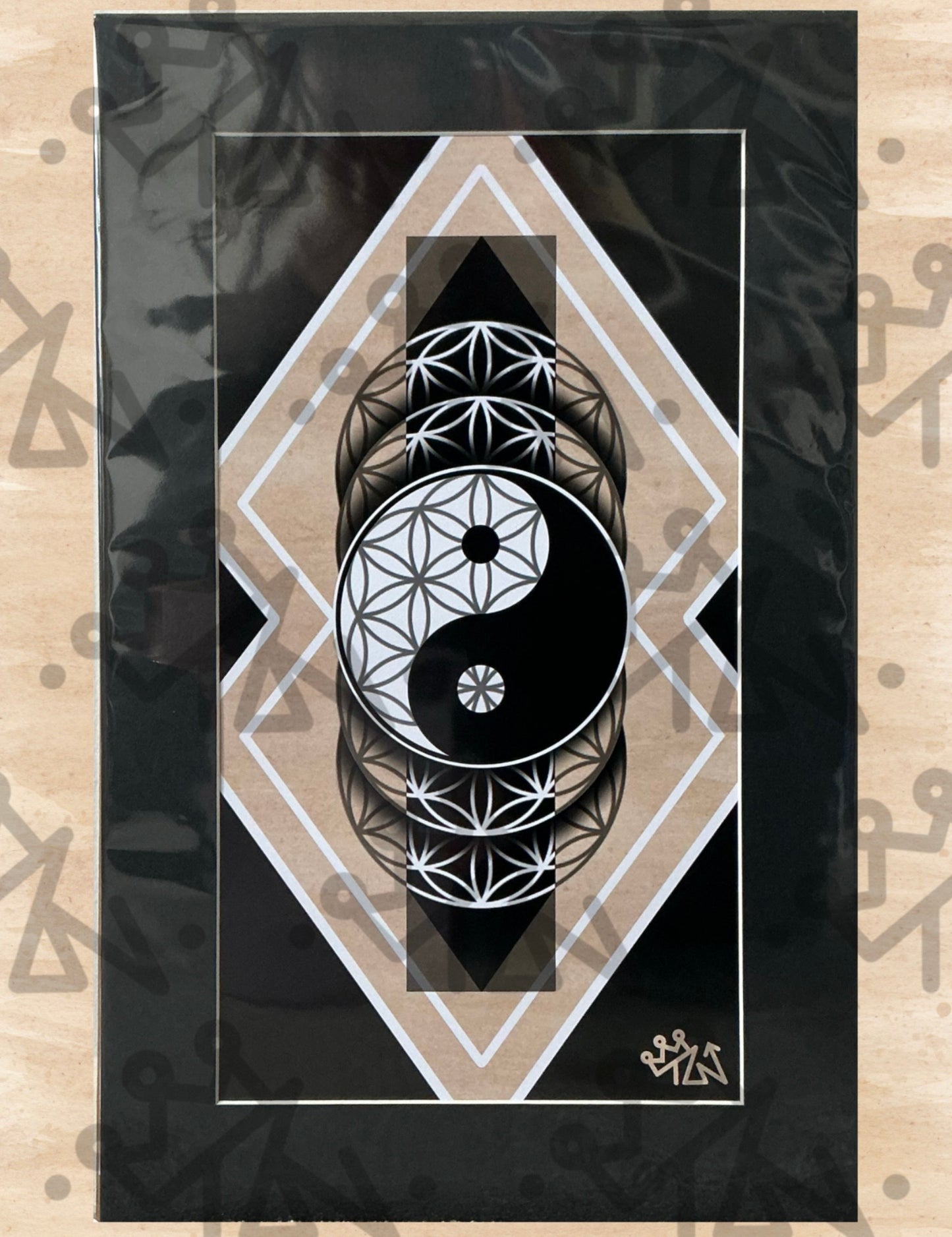 “Geo Yin Yang” Print