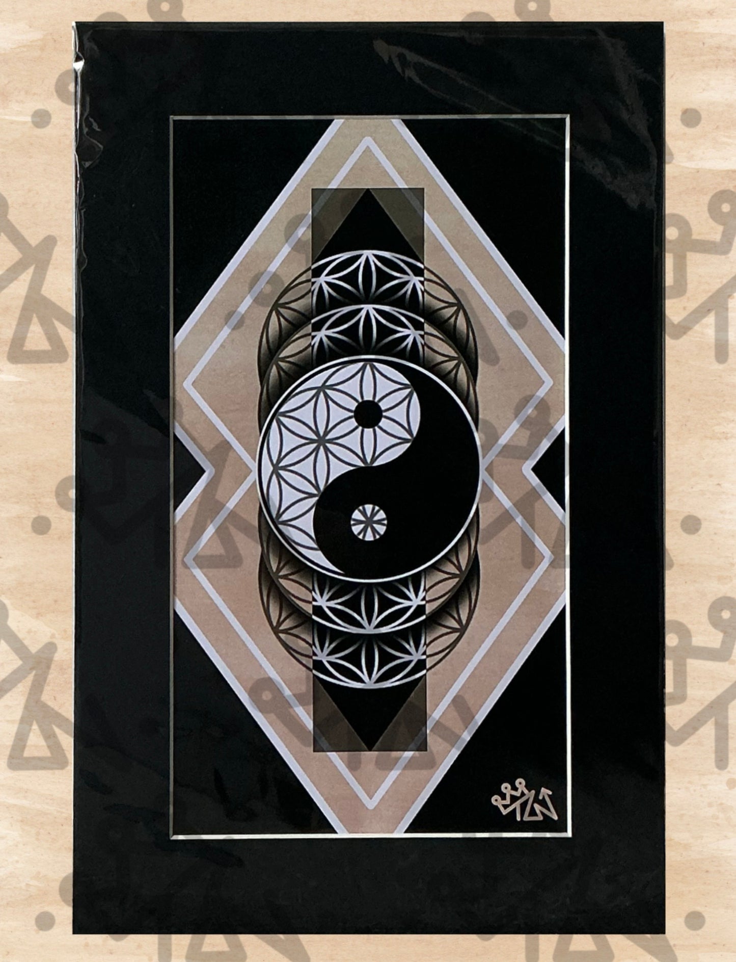 “Geo Yin Yang” Print