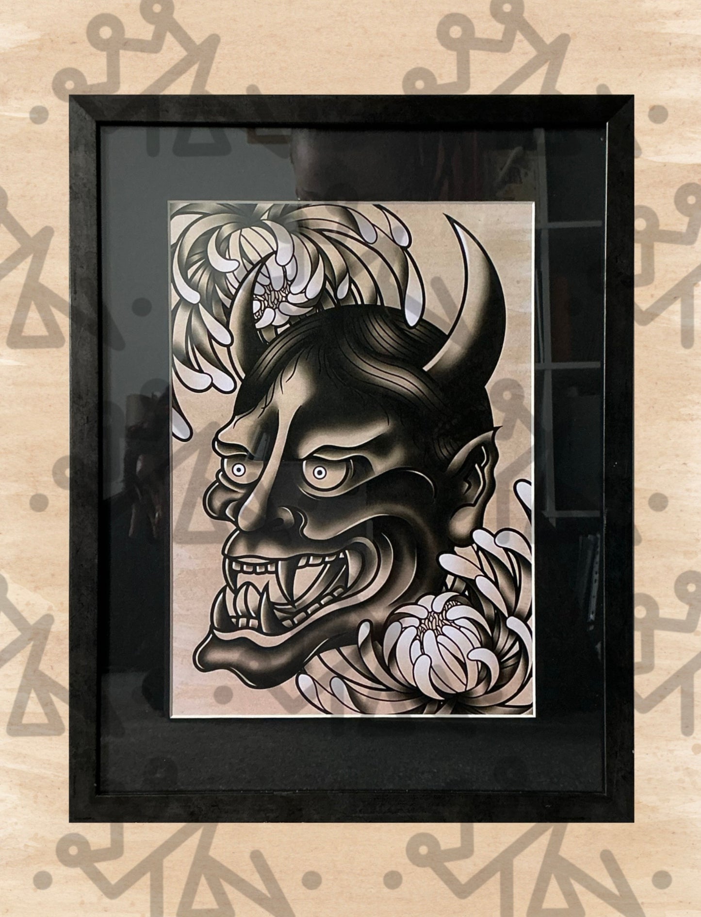 “Hannya 2” Framed Print