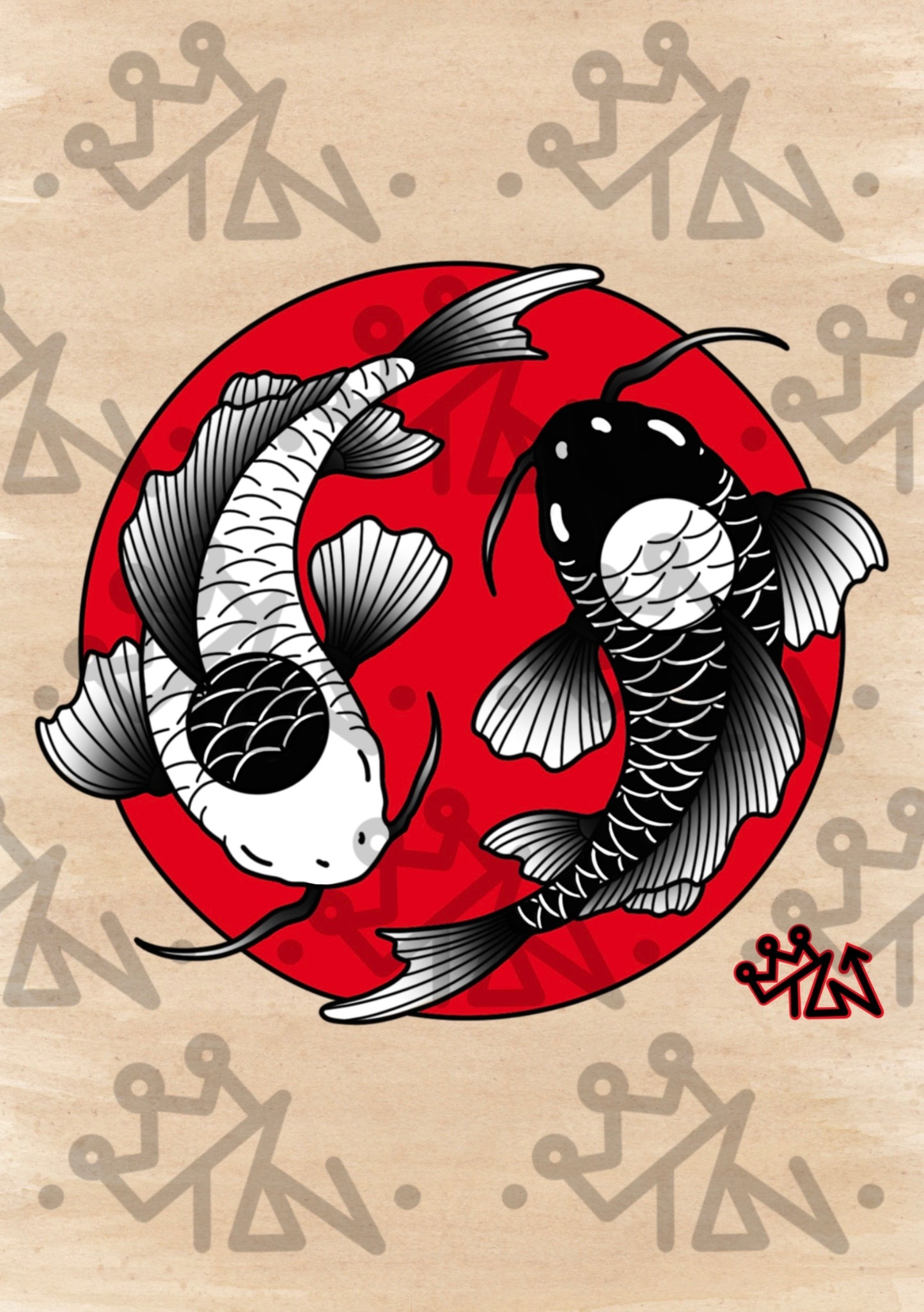 “Koi” Print