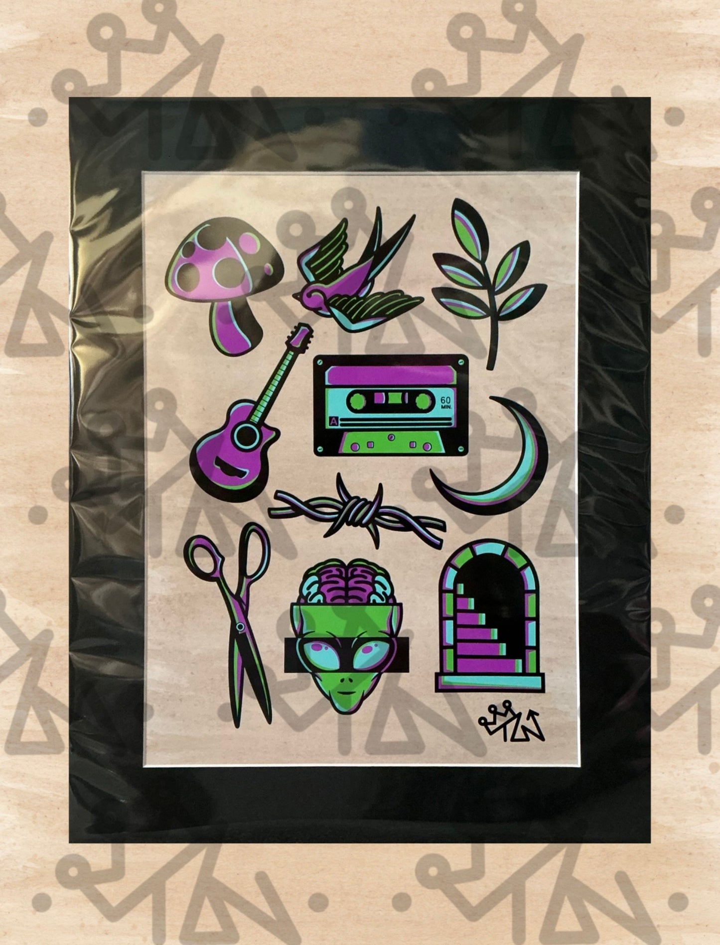 “Neon Flash” Print