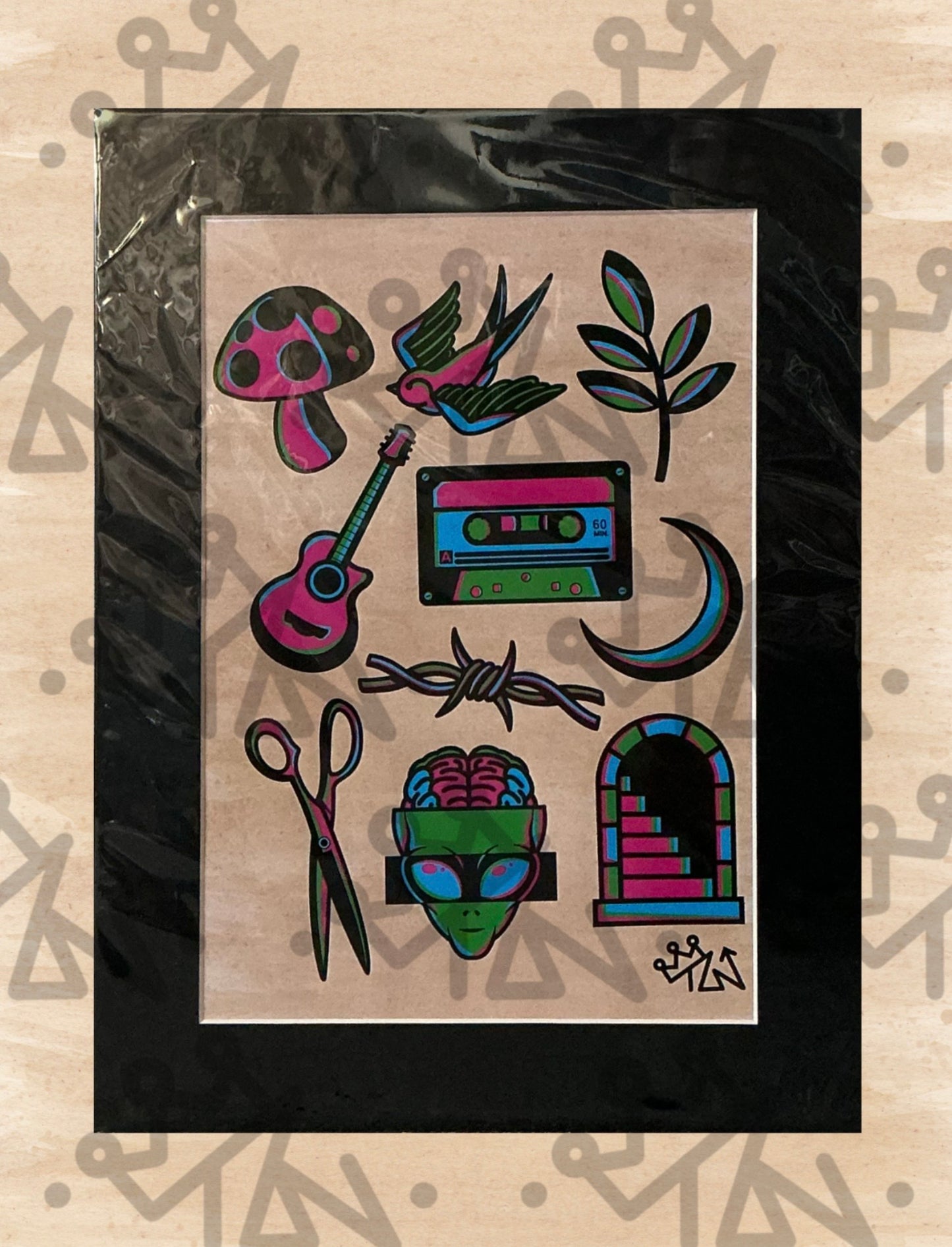 “Neon Flash” Print