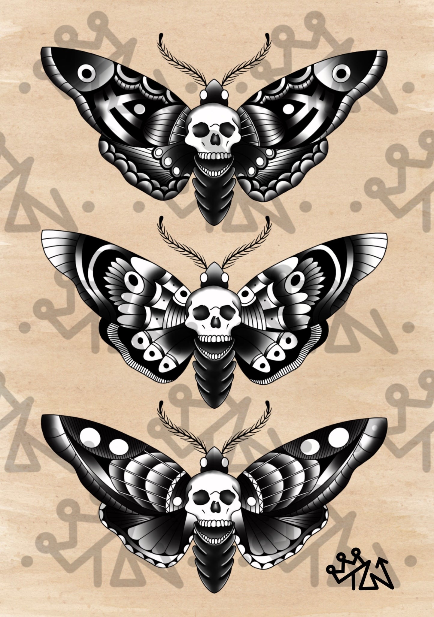 “Moths” Print
