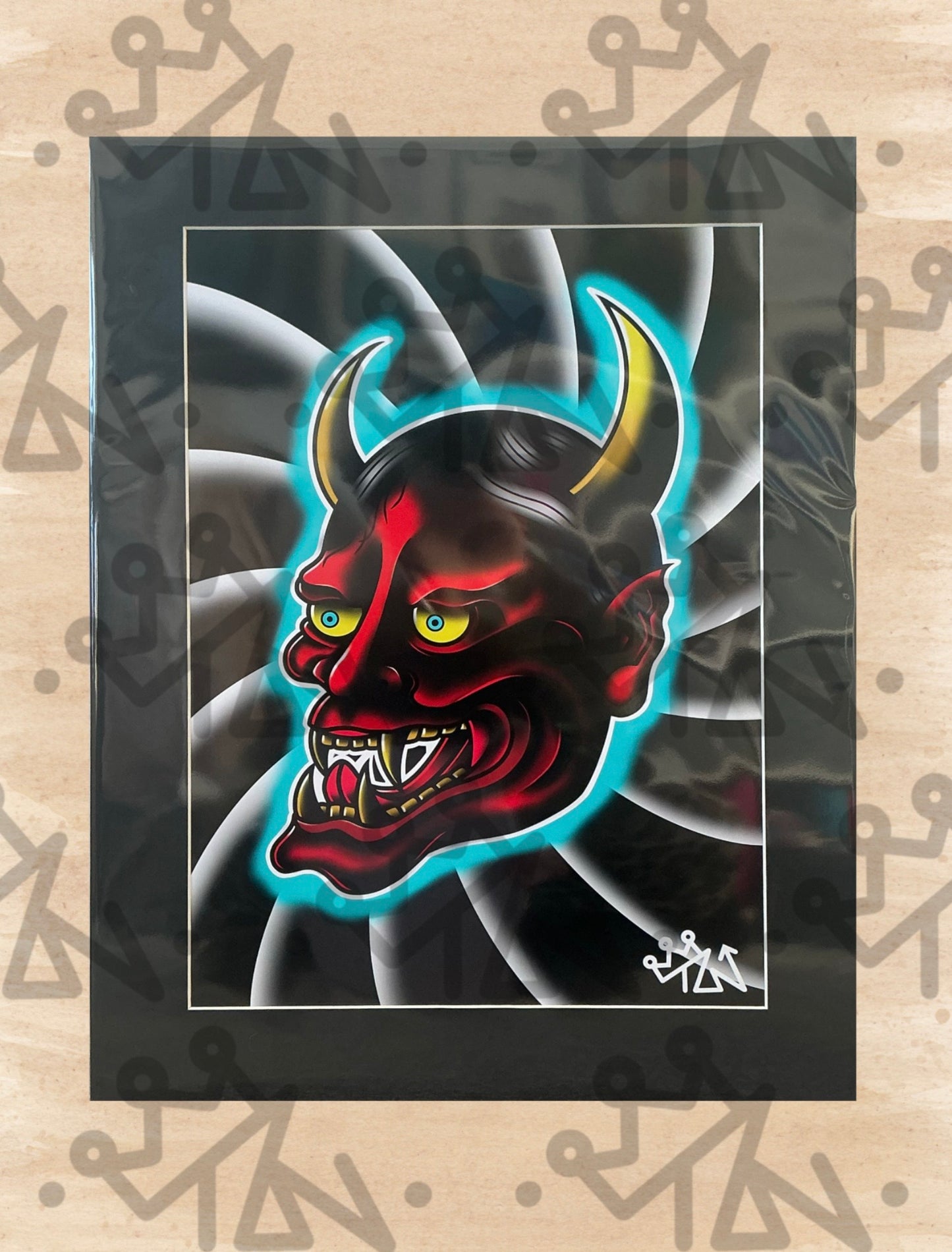 “Hannya” Print