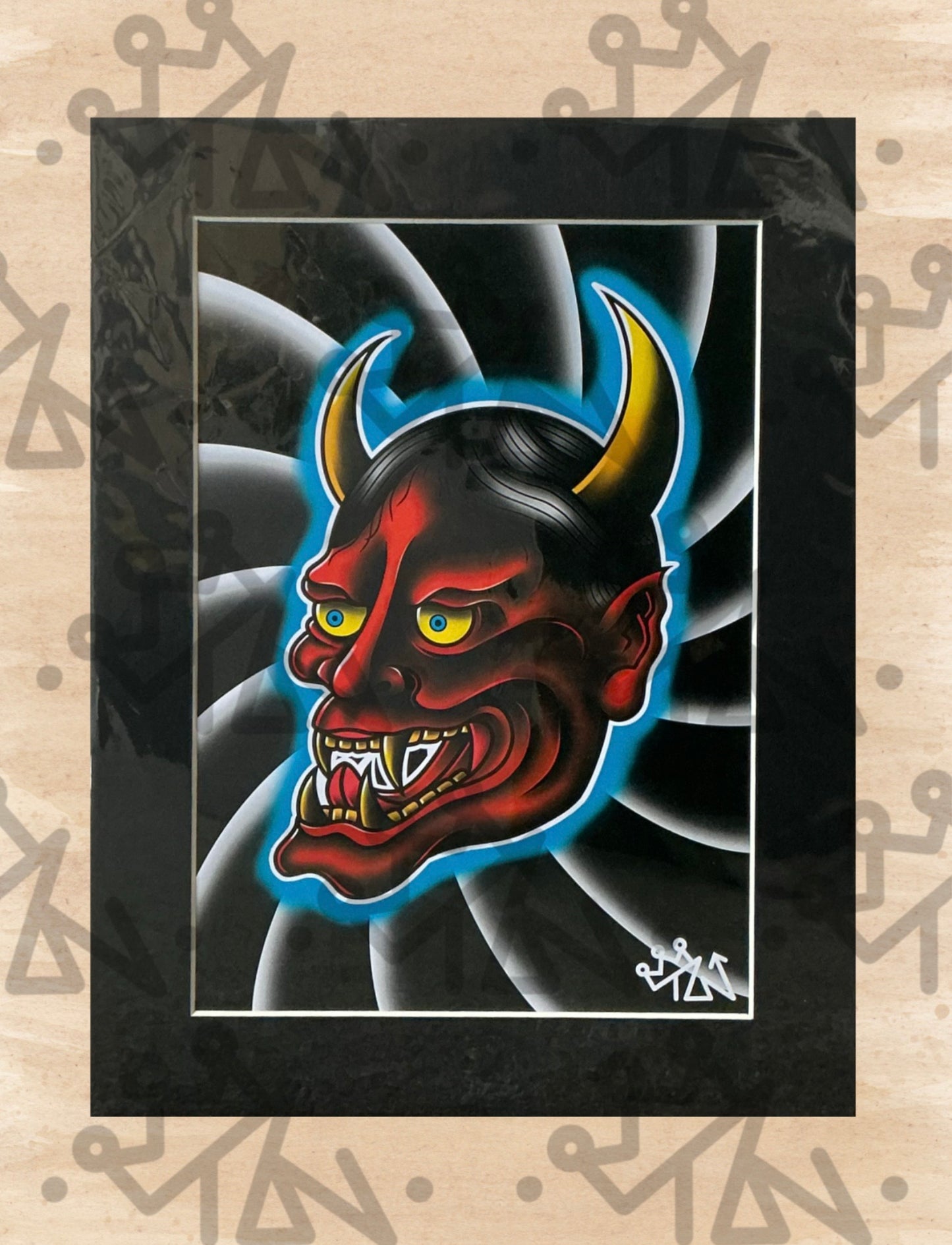 “Hannya” Print