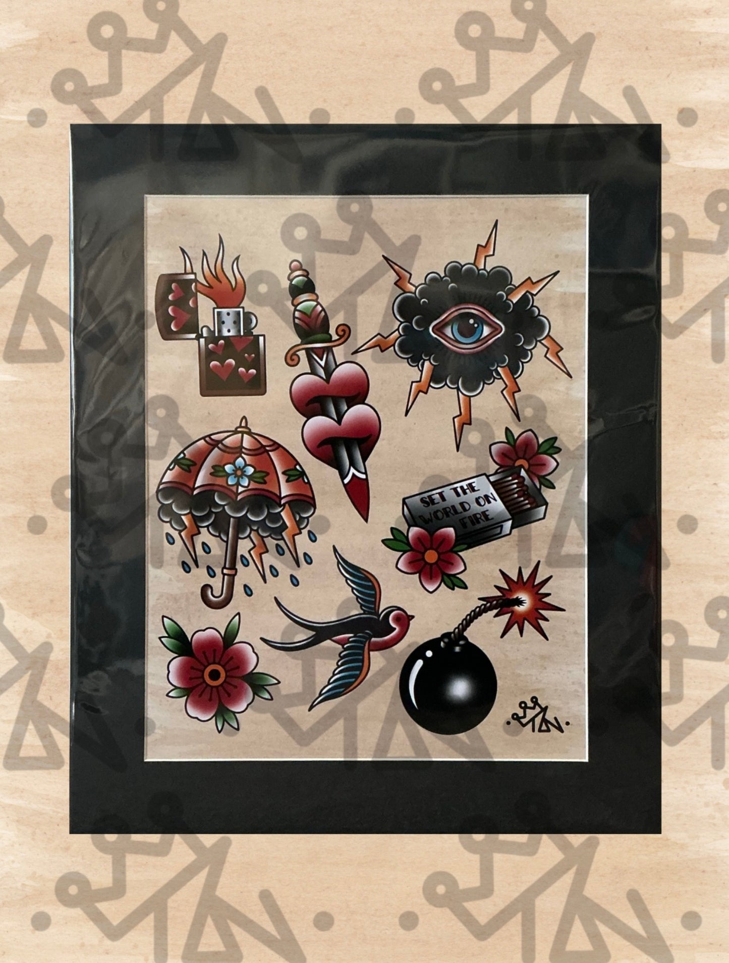 “Trad Flash” Print