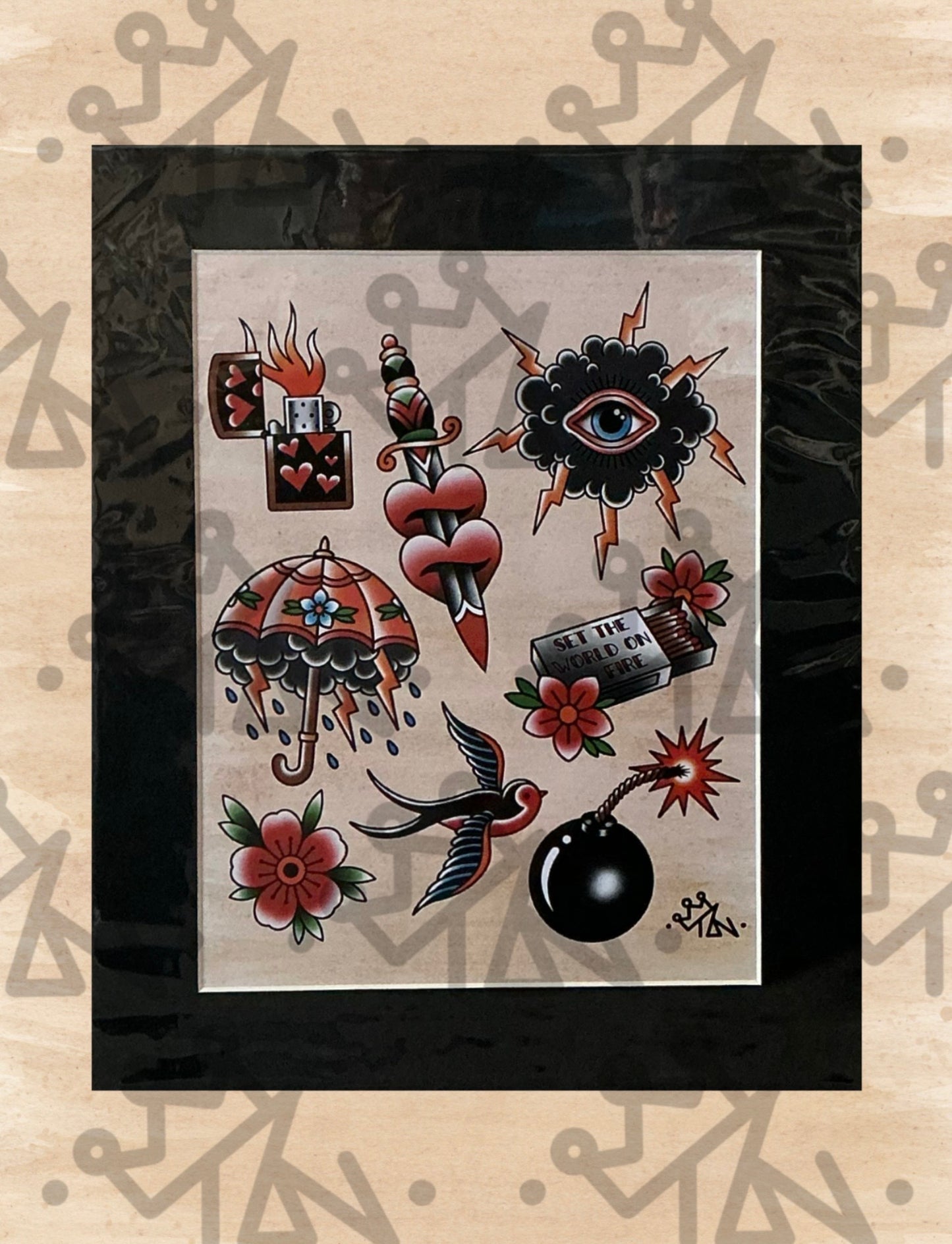 “Trad Flash” Print