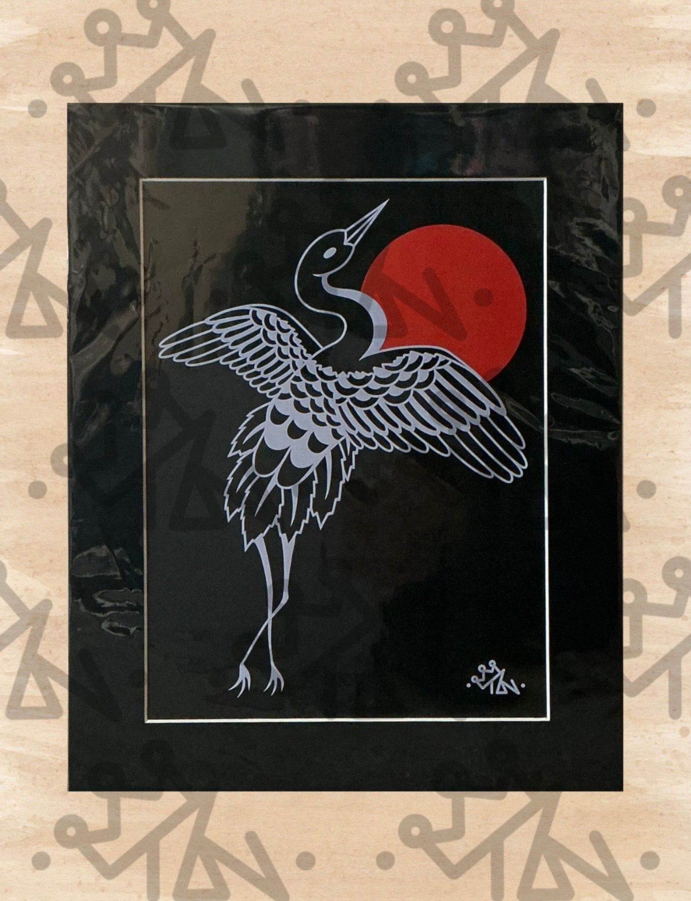 “Rising Crane” Print